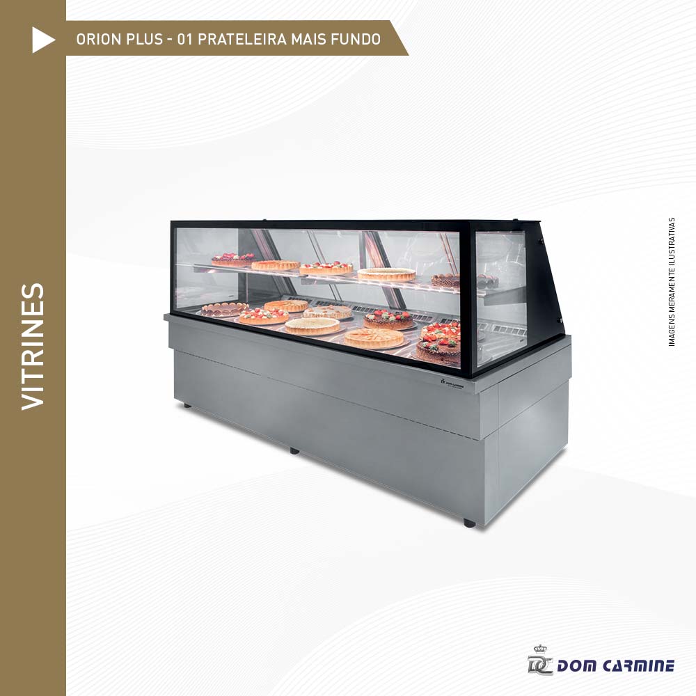 Vitrines ORION dom carmine restaurantes lanchonetes refrigeracao industrial refrigeracao comercial cozinha industrial inox domni solucoes empresariais 10